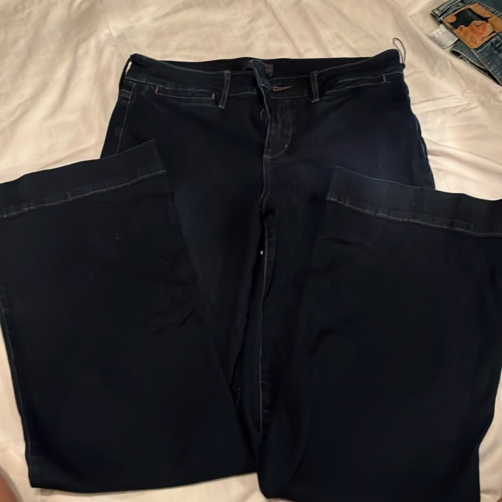 NYDJ WOMENS FLARED JEANS